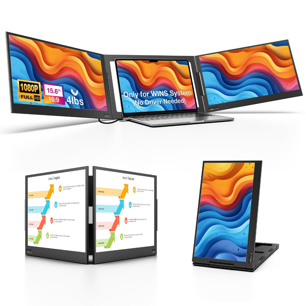 QQH 15.6" Triple Portable Monitor Z80