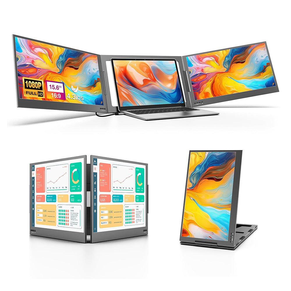 QQH 15.6" Triple Portable Monitor Z80A
