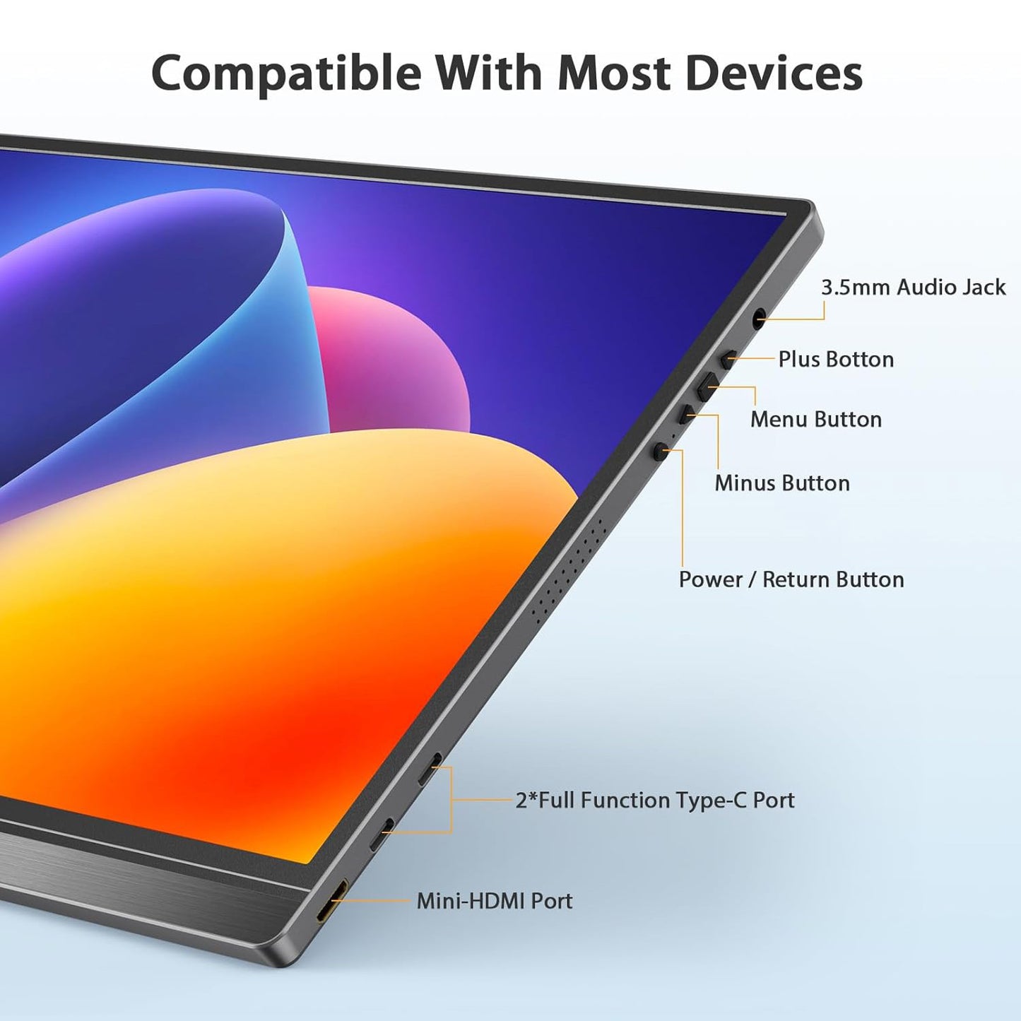 QQH 15.6" Portable Mointor Z12-3