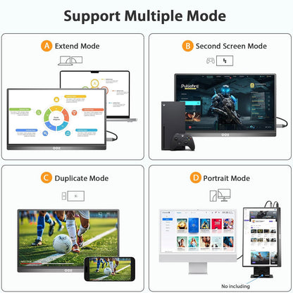 QQH 15.6" Portable Mointor Z12-3