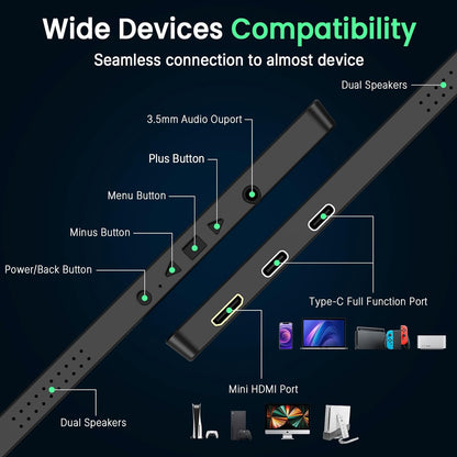 QQH 15.6" 4K Portable Monitor Z12-4