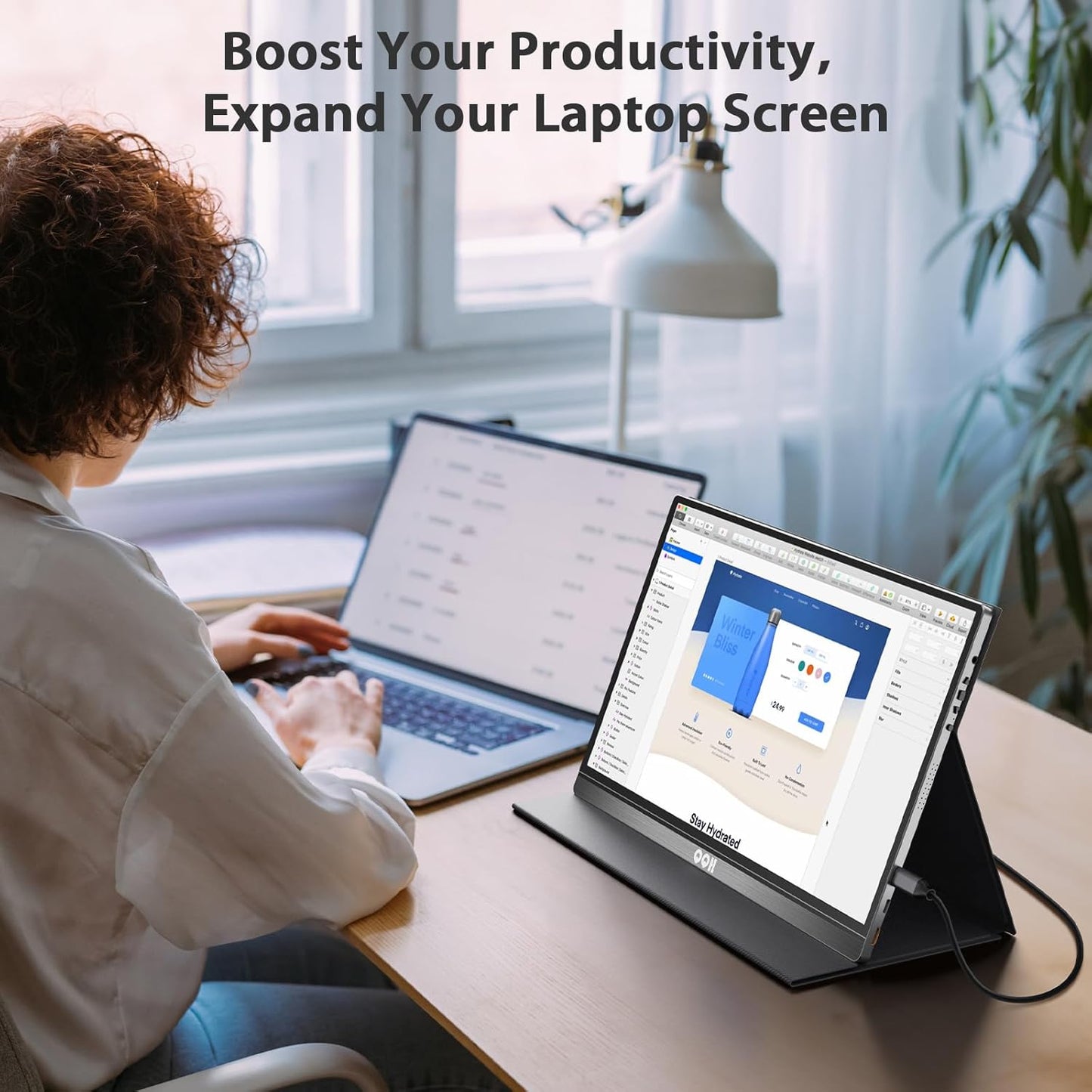 QQH 15.6" Portable Mointor Z12-3