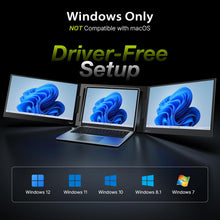 QQH 15.6" Triple Portable Monitor Z80