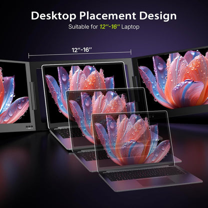 QQH 15.6" Triple Portable Monitor Z80